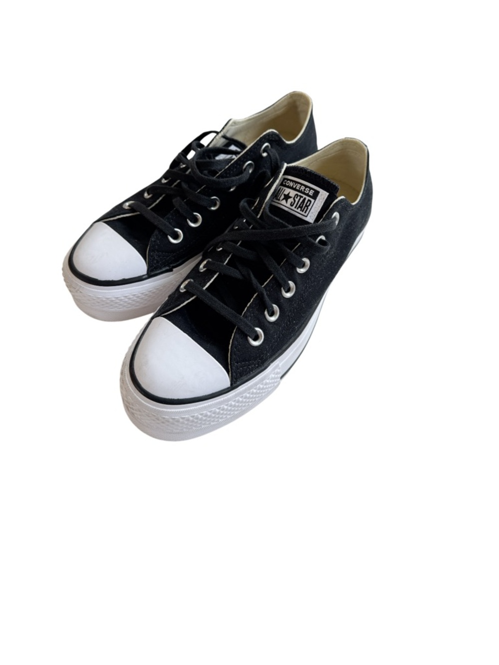 Converse Womens 560250C Black Chuck Taylor All Star Lift Platform Size 7 Sneaker - Picture 2 of 8